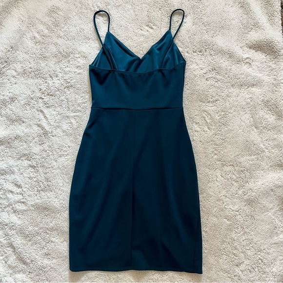 Lulu’s • Forever Your Girl Teal Blue Bodycon Dress - Picture 14 of 16